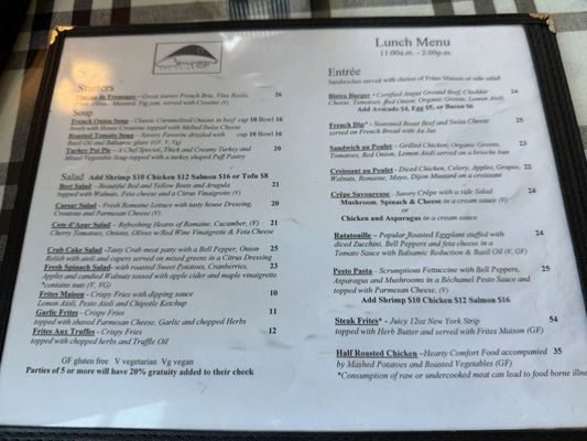 Menu photo 3 Campagne One Main Los Altos, CA Menu photo 3 Campagne One Main Los Altos, CA