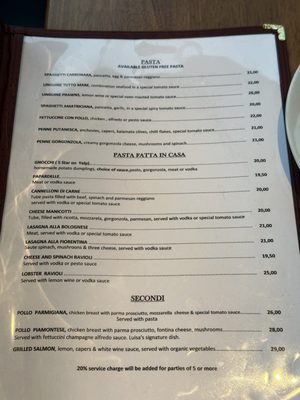 Menu photo 1 Luisa's Restaurant San Francisco, CA Menu photo 1 Luisa's Restaurant San Francisco, CA