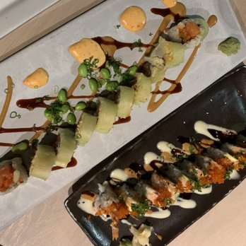 Maru Sushi & Grill - Soy joy roll and crouching Tiger roll - Sushi Bars Near Me - Grand Rapids, Michigan