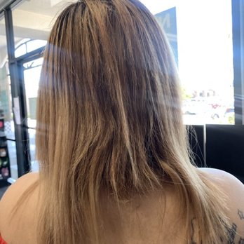Bebe Salon - My hair the day I left the salon - Hair Stylists Near Me - Garden Grove, California
