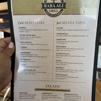 Baba Ali Grill - Mediterranean Near Me - Murrieta, California