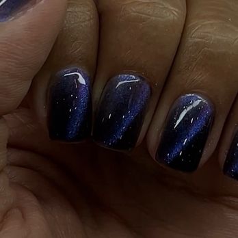 PT Nails - Blue purple cat eye - Nail Salons Near Me - Granger, Indiana PT Nails - Blue purple cat eye - Nail Salons Near Me - Granger, Indiana