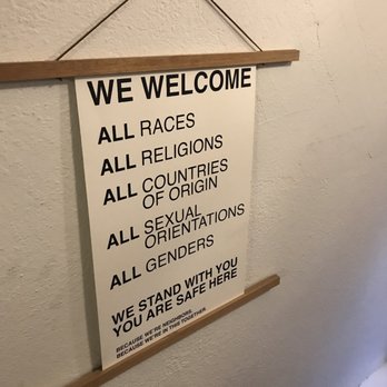 Factory Coffee - Sign near entry - Coffee & Tea Near Me - Kalamazoo, Michigan
