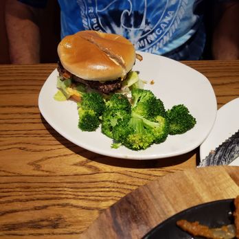 Outback Steakhouse - Burger and broccoli - Steakhouses Near Me - Lake Charles, Louisiana Outback Steakhouse - Burger and broccoli - Steakhouses Near Me - Lake Charles, Louisiana