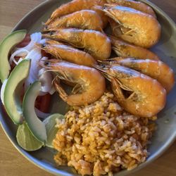 El Grillo Marinero - Camarones a la plancha, pero eran camarones hervidos