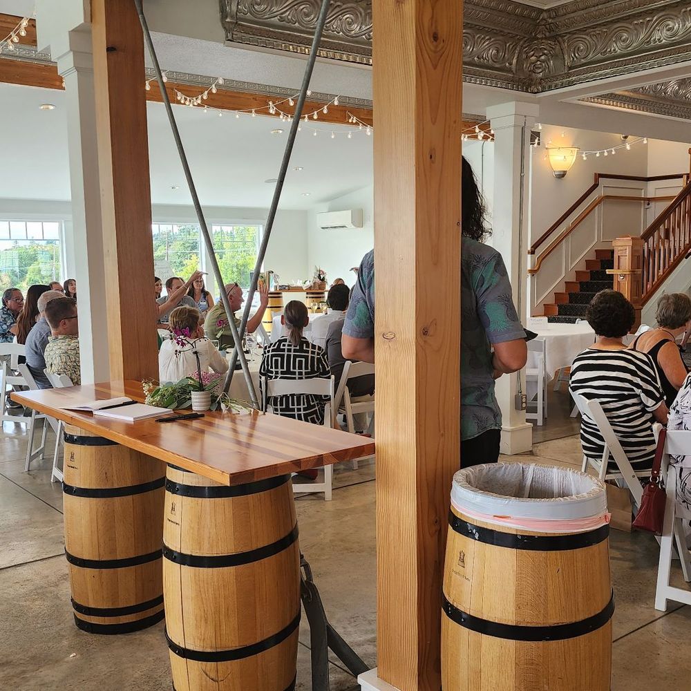 Oswego Hills Winery - a large group of people sitting at tables - Wineries Near Me - West Linn, Oregon Oswego Hills Winery - a large group of people sitting at tables - Wineries Near Me - West Linn, Oregon