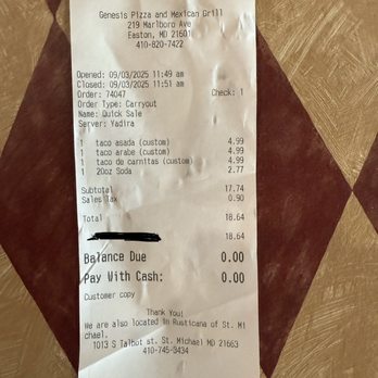 Genisis Pizza - Pizza Near Me - Easton, Maryland Genisis Pizza - Pizza Near Me - Easton, Maryland