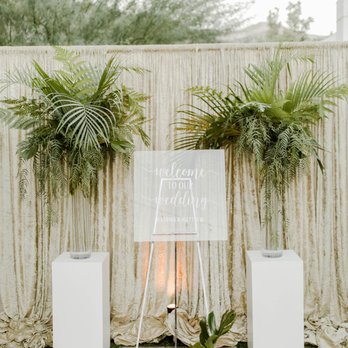 Vaso Bello Celebrations - huge greenery for the entrance - Party & Event Planning Near Me - Palm Springs, California