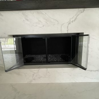 Canyon Fireplace - Family Room Glass Doors - Fireplace Services Near Me - Orange, California Canyon Fireplace - Family Room Glass Doors - Fireplace Services Near Me - Orange, California