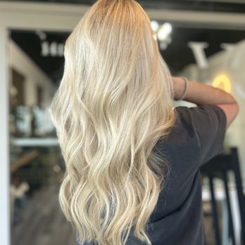 V.C. & Company Salon - Best hair salon in Bluffton SC for hair extensions & balayage blonding services-- platinum blonde hybrid wefts by V.C. & Company Salon - Hair Salons Near Me - Bluffton, South Carolina V.C. & Company Salon - Best hair salon in Bluffton SC for hair extensions & balayage blonding services-- platinum blonde hybrid wefts by V.C. & Company Salon - Hair Salons Near Me - Bluffton, South Carolina