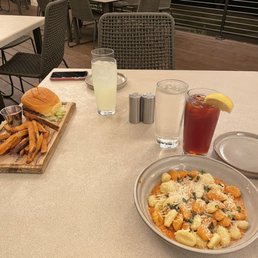 Tri-Color Gnocchi Smashburger Tri-Color Gnocchi Smashburger