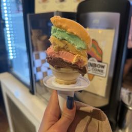 Rainbow cone Rainbow cone