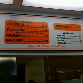 Dick's - Fast Food Near Me - Seattle, Washington