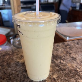 Qahwa Coffee Bar - Pineapple and Banana smoothie. All fruit. No added sugar. - Coffee & Tea Near Me - Memphis, Tennessee Qahwa Coffee Bar - Pineapple and Banana smoothie. All fruit. No added sugar. - Coffee & Tea Near Me - Memphis, Tennessee