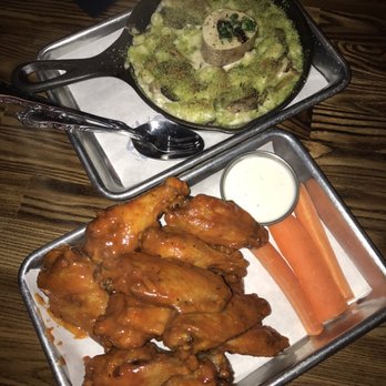 Hundred Proof - Truffle Mac and cheese and wings - San Diego, CA