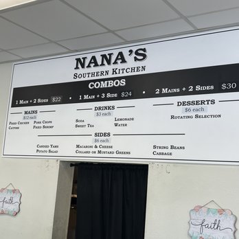 Nana's Southern Kitchen - Menu - Seafood Near Me - Kent, Washington