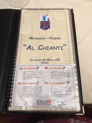 Menu photo 2 Al Chianti Venezia, VE Menu photo 2 Al Chianti Venezia, VE