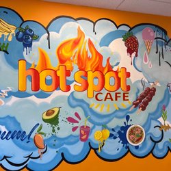 Hotspot mural at the cafe in Davie FL it looks amazing