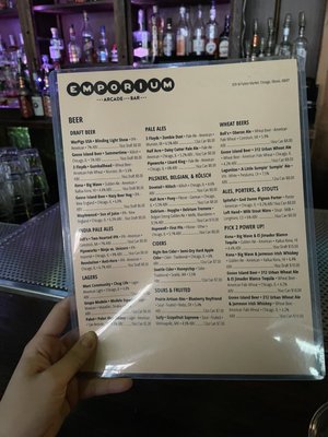 Menu photo 4 Emporium Arcade Bar Chicago, IL