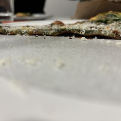 Hard Times Pizza - Thinner than the cardboard it came on
