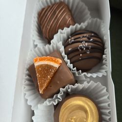 Chubby Chipmunk Hand-Dipped Chocolates - Box of 4- Delicious