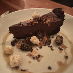 Chocolate hazelnut tart