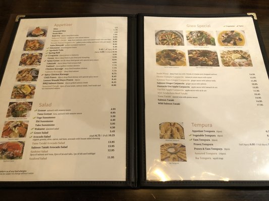Menu photo 5 Sushi Giwa Burnaby, BC