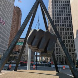 Monument to Joe Louis - "The Fist", a monument to boxer Joe Louis, Detroit