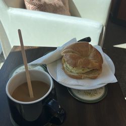 Ft Collins Coffeehouse - Bacon egg croissant