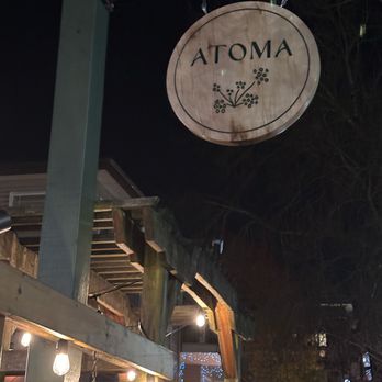 Atoma - The sign out front - New American Near Me - Seattle, Washington Atoma - The sign out front - New American Near Me - Seattle, Washington