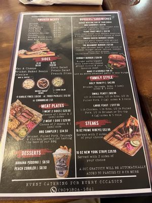 Menu photo 2 Cornerstone BBQ Beaumont, CA Menu photo 2 Cornerstone BBQ Beaumont, CA
