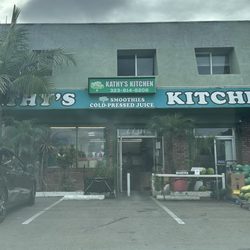 Kathy's Kitchen - Outside of the store. Watermelons galore.