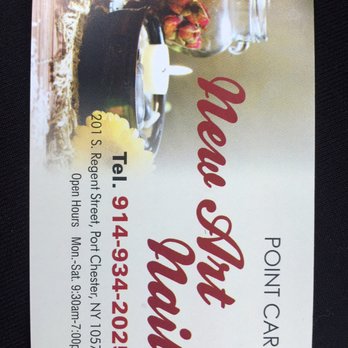 New Art Nail - Point card! - Nail Salons Near Me - Port Chester, New York New Art Nail - Point card! - Nail Salons Near Me - Port Chester, New York