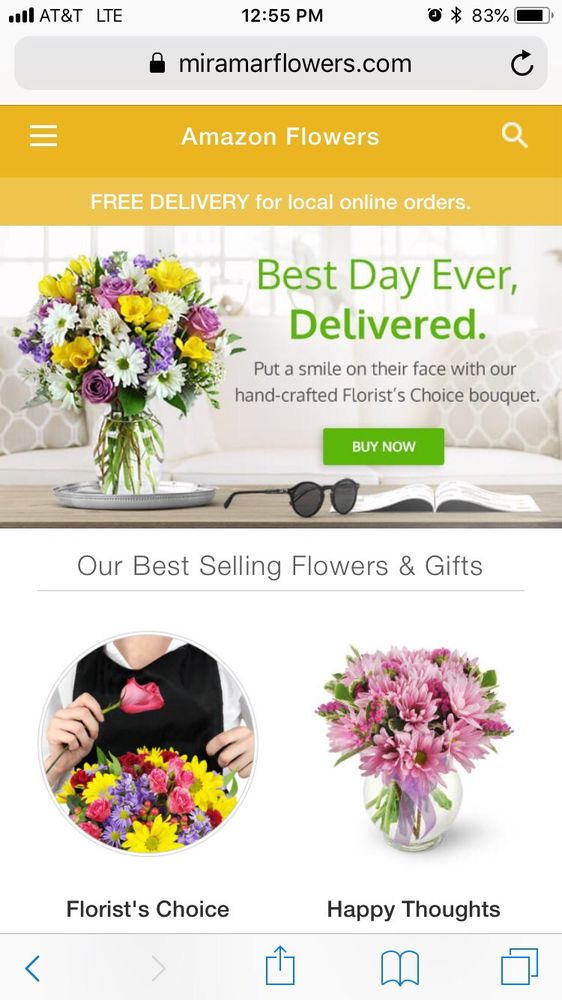 AMAZON FLOWERS 6730 SW 20th Ct, Miramar, Florida Florists Phone