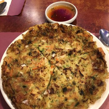 Koreander Restaurant - Seafood pancake was excellent - Korean Near Me - Montclair, New Jersey Koreander Restaurant - Seafood pancake was excellent - Korean Near Me - Montclair, New Jersey