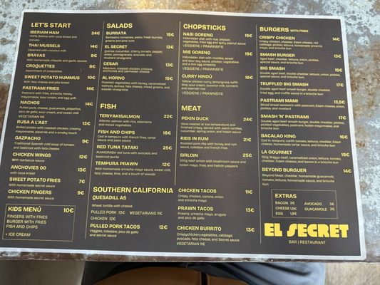 Menu photo 2 El Secret Sitges, B