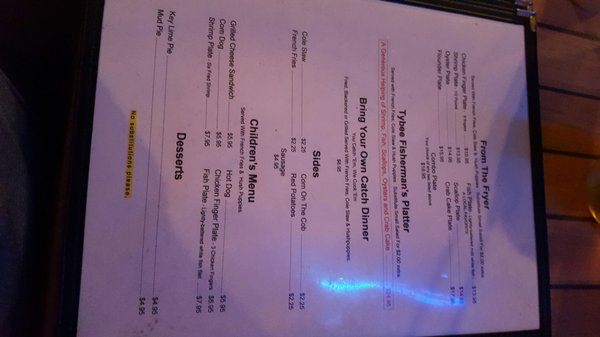 Menu photo 8 StingRay's Seafood Tybee Island, GA Menu photo 8 StingRay's Seafood Tybee Island, GA