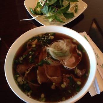 Pho Ever - #16 Steak and Brisket Phó. Very fresh ingredients looking good. Yum! - Vietnamese Near Me - Bellevue, Washington