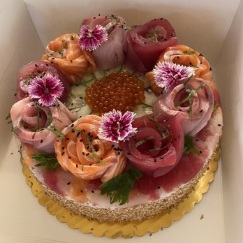 Aloha Cones - 9 inch sushi cake $125 - Sushi Bars Near Me - Honolulu, Hawaii Aloha Cones - 9 inch sushi cake $125 - Sushi Bars Near Me - Honolulu, Hawaii