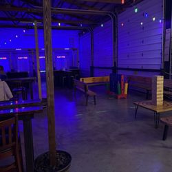 Plaid & Timber Axe Throwing Company - The other half that includes giant Jenga and giant Connect 4!