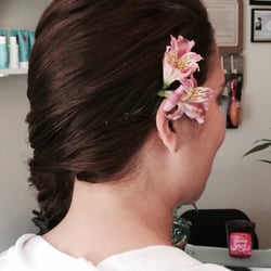 All About The Tress - Off to her bridal shower... Hair done by Nina...so happy we could be part of her special day!!!!!