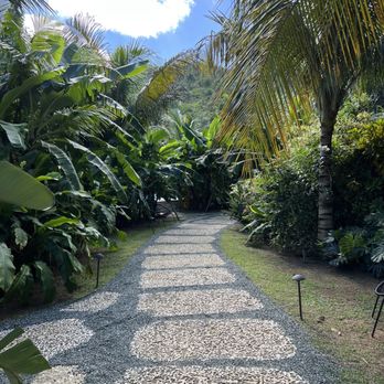 The Hideaway Hull Bay - walk way between the cabins - Hotels Near Me - Saint Thomas, Virgin Islands
