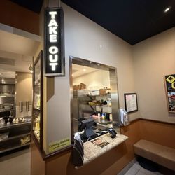 California Pizza Kitchen - Pick up take out in the back corner