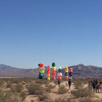 Seven Magic Mountains - Public Art Near Me - Las Vegas, Nevada Seven Magic Mountains - Public Art Near Me - Las Vegas, Nevada