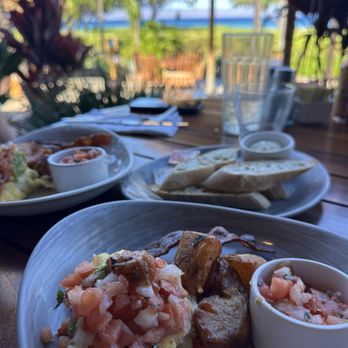 Duke's Beach House - Paniolo Omelet (split) - Breakfast & Brunch Near Me - Lahaina, Hawaii Duke's Beach House - Paniolo Omelet (split) - Breakfast & Brunch Near Me - Lahaina, Hawaii