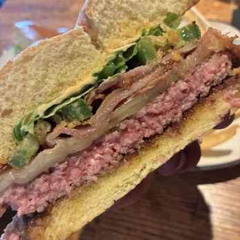 Thirsty Turtle Tavern - Medium Rare Jalepeno Heat Burger - Burgers Near Me - Barrington, New Jersey Thirsty Turtle Tavern - Medium Rare Jalepeno Heat Burger - Burgers Near Me - Barrington, New Jersey