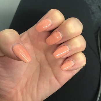 Madelyn Chicago Nail Spa - Supposed to be coffin shape. - Nail Salons Near Me - Chicago, Illinois