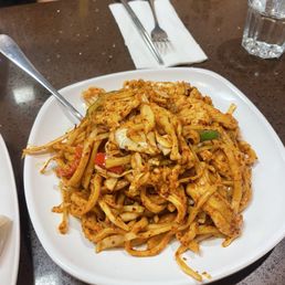 Frank's Signature Stir Fried Handmade Chicken Breast Noodles