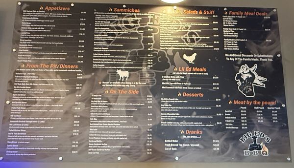 Menu photo 1 Big Ed's BBQ Waukegan, IL