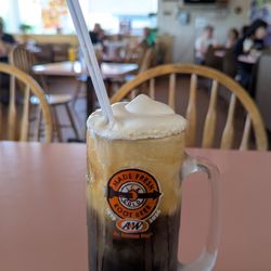 Root beer float